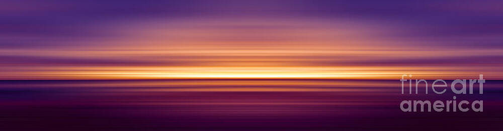 Vibrant Photograph - India Colors - Abstract Wide Sunset 2 by Stefano Senise