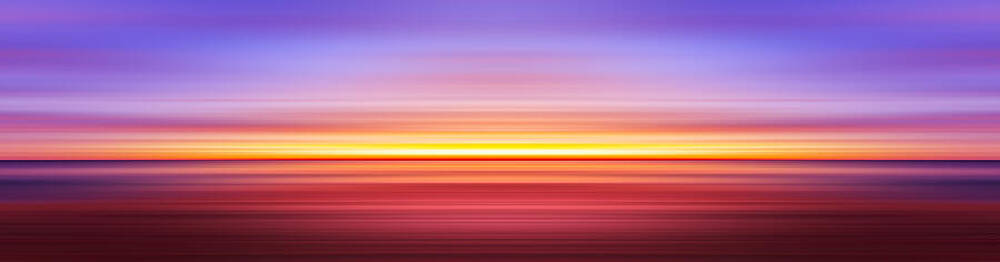 Vibrant Photograph - India Colors - Abstract Wide Sunset 3 by Stefano Senise