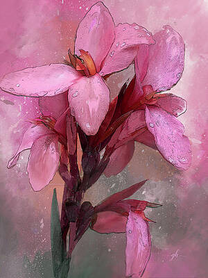 Summer Digital Art - Indian Summer Shower by Gina Harrison