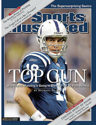 Peyton Manning Sports Illustrated Cover Photograph