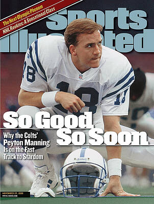Peyton Manning Sports Illustrated Cover Photograph