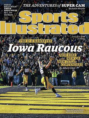 Iowa Raucous Celebrates Hawkeyes Victory Photograph