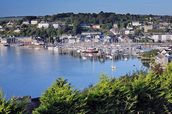 Empty Wall Art featuring the digital art Ireland, Cork, Kinsale, Kinsale Harbor by Alessandra Albanese