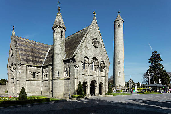 Ireland Wall Art featuring the digital art Ireland, Dublin, Glasnevin Cemetery by Massimo Ripani
