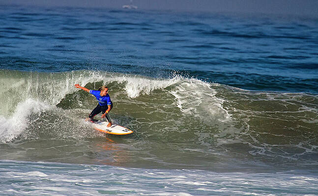 Isabella Nichols Wall Art featuring the photograph Isabella Nichols Surfer Girl by Waterdancer