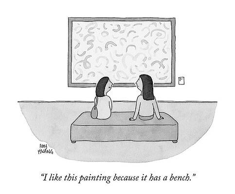 Contemporary Art Appreciation Cartoon Wall Art
