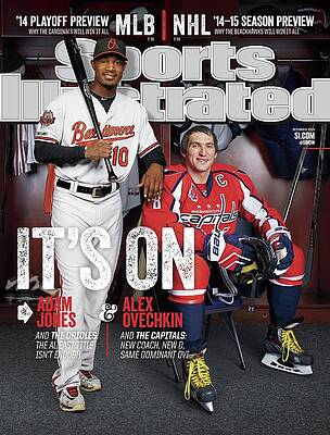 Adam Jones and Alex Ovechkin on Cover Photograph