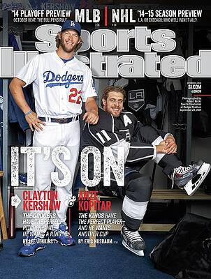 Clayton Kershaw and Anze Kopitar Cover Wall Art