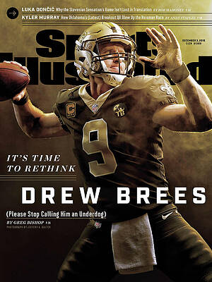 Drew Brees in Action Photograph