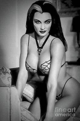Yvonne De Carlo as Lily Munster by Franchi Torres