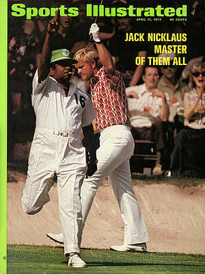 Jack Nicklaus Celebrates on the Course Photograph