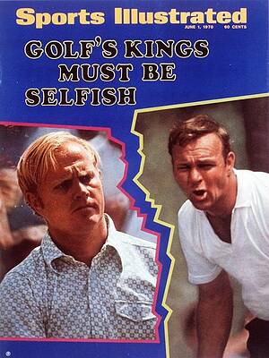 Jack Nicklaus and Arnold Palmer Rivalry Photograph