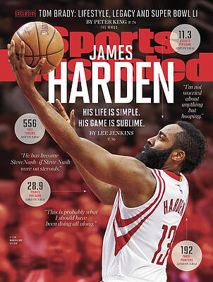 James Harden Basketball Cover Photograph