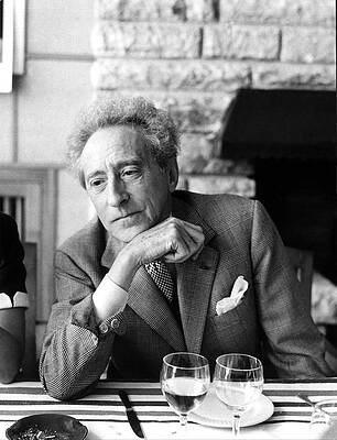 Wall Art featuring the photograph Jean Cocteau - by Serge De Sazo