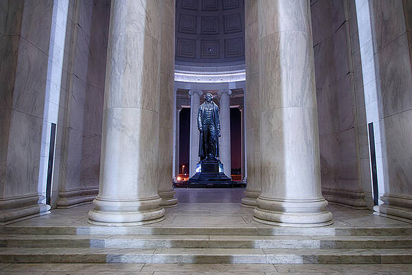 Historical Wall Art featuring the photograph Jefferson's Columns by American Landscapes