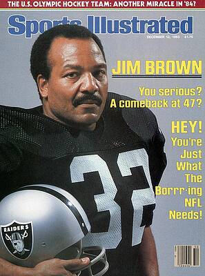 Jim Brown Sports Illustrated Cover Wall Art