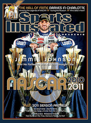 Jimmie Johnson Wins Fifth Straight Title Wall Art