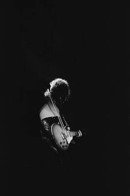 Guitarist in Spotlight Wall Art