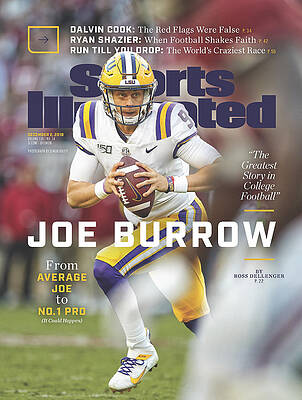 Joe Burrow in Sports Illustrated Cover Photograph