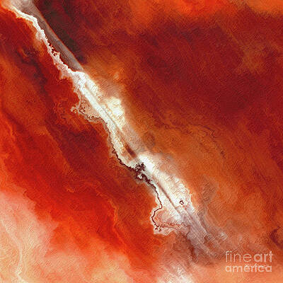 White Wall Art featuring the painting John 5 24. Passed From Death To Life by Mark Lawrence