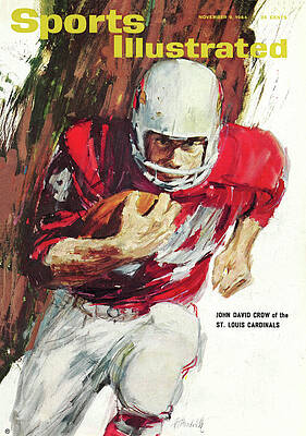 John David Crow Charging Forward Photograph