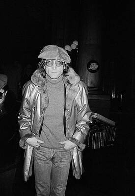 John Lennon in Stylish Attire Wall Art