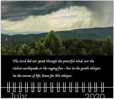 Inspirational Photograph - July 2020 Inspirational Calendar Preview by Joni Eskridge
