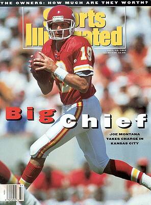Joe Montana on Sports Magazine Cover Wall Art