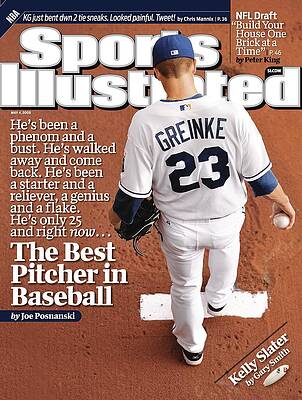 Zack Greinke Sports Illustrated Cover Photograph