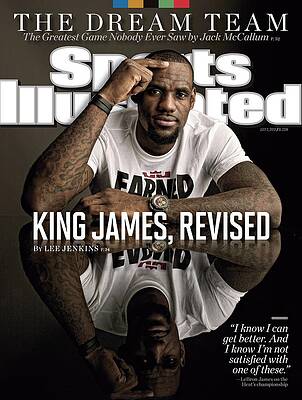 LeBron James on Sports Illustrated Cover Photograph