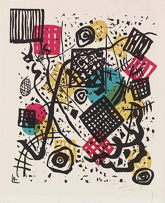 Vibrant Geometric Chaos Wall Art