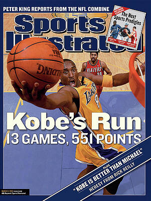 Kobe Bryant on Sports Illustrated Cover Wall Art