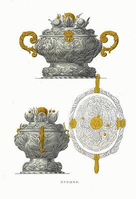 Fedor Grigoryevich Solntsev Painting - Kroshnia by Fedor Grigoryevich Solntsev