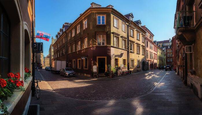 Reflection Wall Art featuring the photograph Krzywe Kolo Corner by Owen Weber