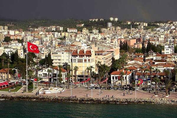 Architecture Wall Art featuring the photograph Kusadasi, Turkey by KJ Swan
