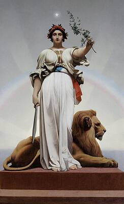 Jean Leon Gerome Painting - La Rpublique by Jean-Leon Gerome