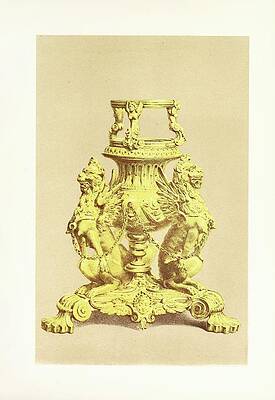 John Charles Robinson Painting - Lamp-stand, In Gilt Bronze. Italian Cinque-cento Work by John Charles Robinson