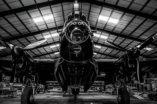 Photograph - Lancaster Bomber Just Jane BNW by Scott Lyons