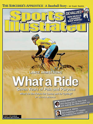Lance Armstrong on Sports Illustrated Cover Wall Art