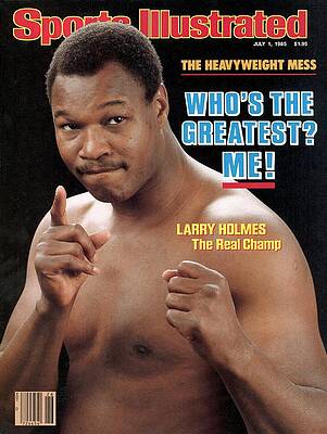 Larry Holmes on Sports Illustrated Cover Photograph