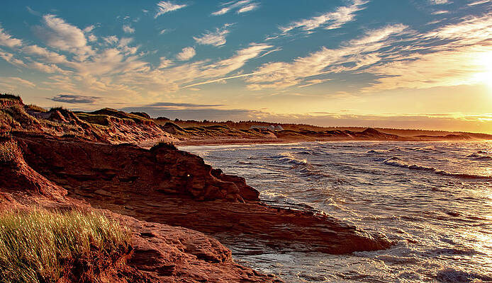 Sunset Photograph - Late Afternoon Drama by Marcy Wielfaert