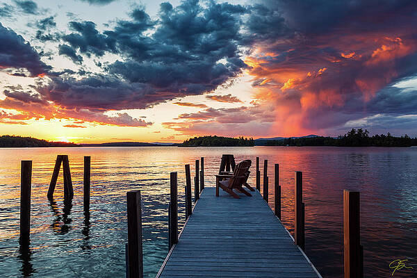 Cloud Wall Art featuring the photograph Late Summer Storm. by Jeff Sinon
