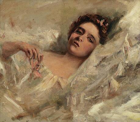 Gaze Painting - Laura Alice by Alice Pike Barney