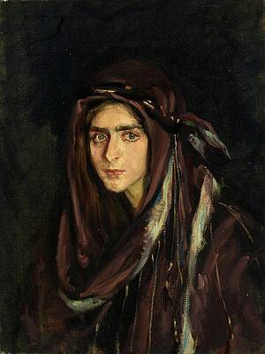 Gaze Painting - Laura In Arabian Costume by Alice Pike Barney