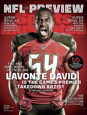 NFL Superstar Lavonte David Cover Wall Art