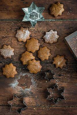 Lebkuchen Gluten Free Vegan Christmas Cookies Print