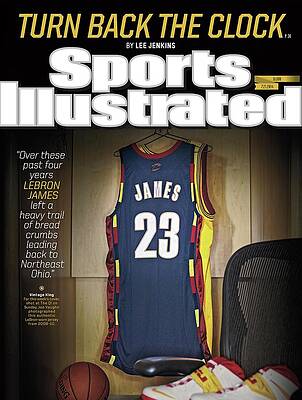 LeBron James Jersey on Sports Illustrated Wall Art