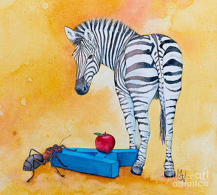 Wall Art featuring the painting The End by Marie Stone-van Vuuren