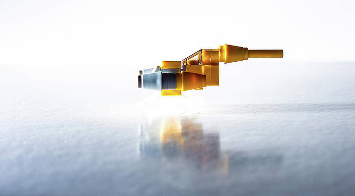 Isolate Wall Art featuring the photograph Lego Star Wars Naboo Starfighter by Scott Lyons