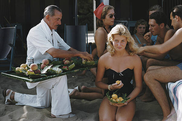 Poolside Fruit Service Wall Art